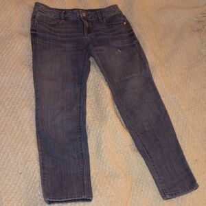 Simply Vera Vera Wang Dark Blue Ankle Jeans